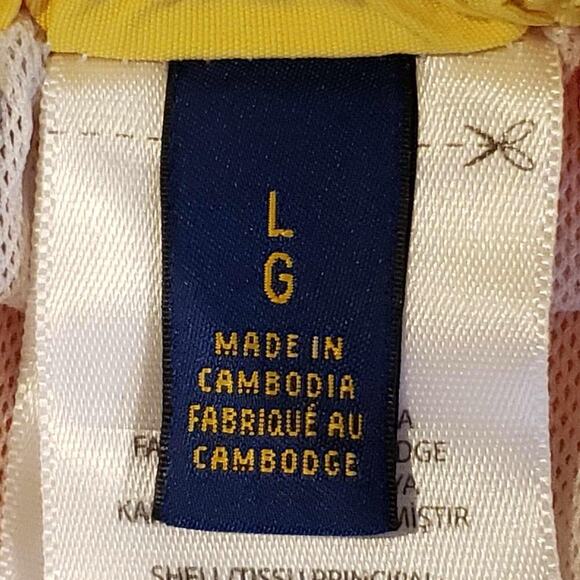 Polo Ralph Lauren Swim Trunks Men’s Size Large L Orange Mesh Lined Drawstring - Picture 11 of 14